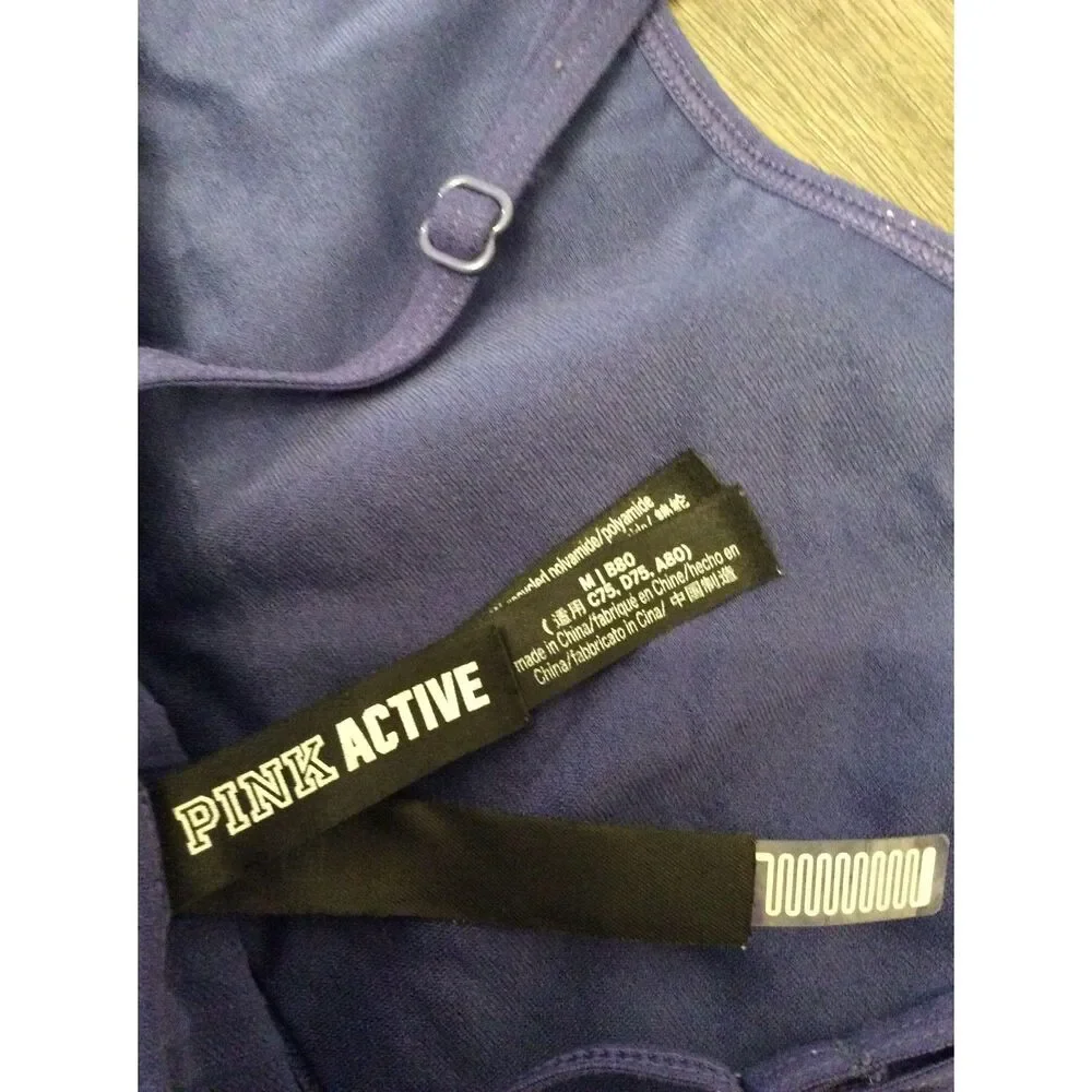 Pink Active Victoria's Secret Sport Bra Purple Medium M Seamless